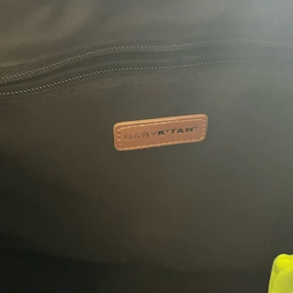 Baby K’tan Navy Canvas Diaper Bag Tote Insulated Bottle Pocket Paci Pouch - Picture 10 of 11